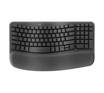 Logitech Wave Keys Wireless Ergonomic Keyboard (Graphite)
