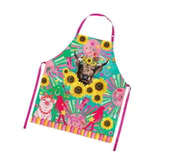 Apron Cotton (Carnival Cow)