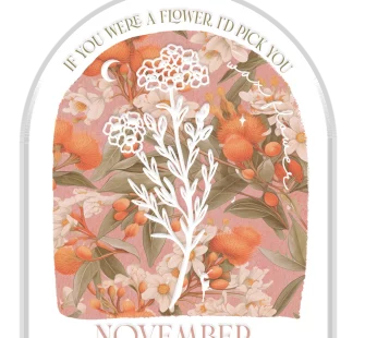 Ceramic Plaque Embossed Printing – November (Wax)