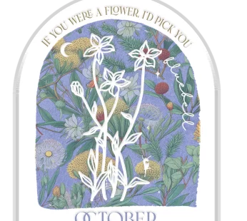 Ceramic Plaque Embossed Printing – October (Bluebell)