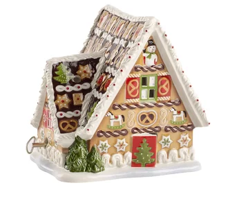 Villeroy & Boch Christmas Toys Ginger Bread House with Music Box