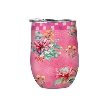 Double Walled Stainless Steel Bevvy – (Pretty Postage Florals)