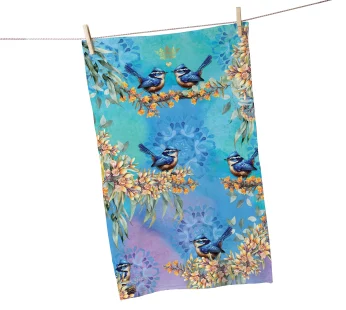 Tea Towel – (Royal Wrens)