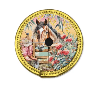 Neoprene Wine Glass Coaster – (Country Dusk)