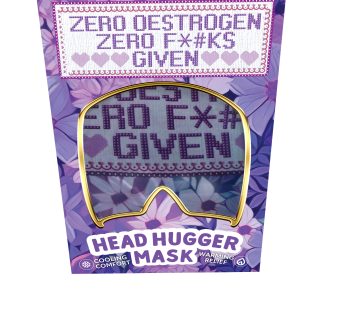Polyester & Gel Migraine Mask – (Zero Oestrogen, Zero F’s Given)