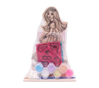 Barbie – Paint Your Own Wooden Character