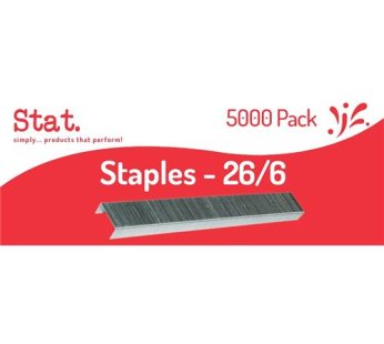 Stat. – Staples Size 26/6 (Box Of 5000)