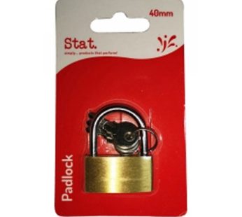 Stat. – Brass Padlock 40mm