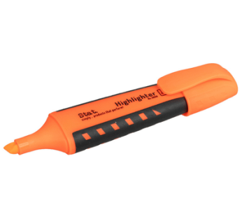Stat. – Comfort Grip Highlighters Orange