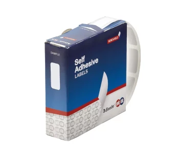 Quik Stik – Label Dispenser Rectangle 10x24mm – White (1200 Labels)