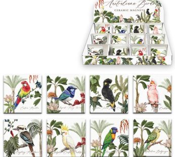 The Home Edit – Australian Birds Ceramic Fridge Magnet (Assorted)