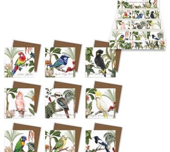 The Home Edit – Australian Birds Coaster 10cm x 10cm (Assorted)