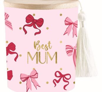 Ribbons of Love 300g Single Wick Candle (Best Mum)